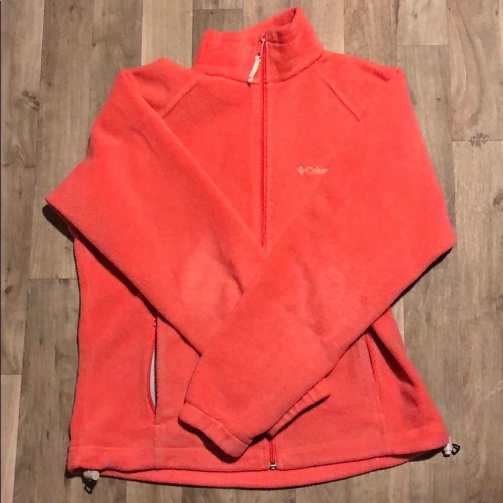 Coral Columbia Fleece Jacket